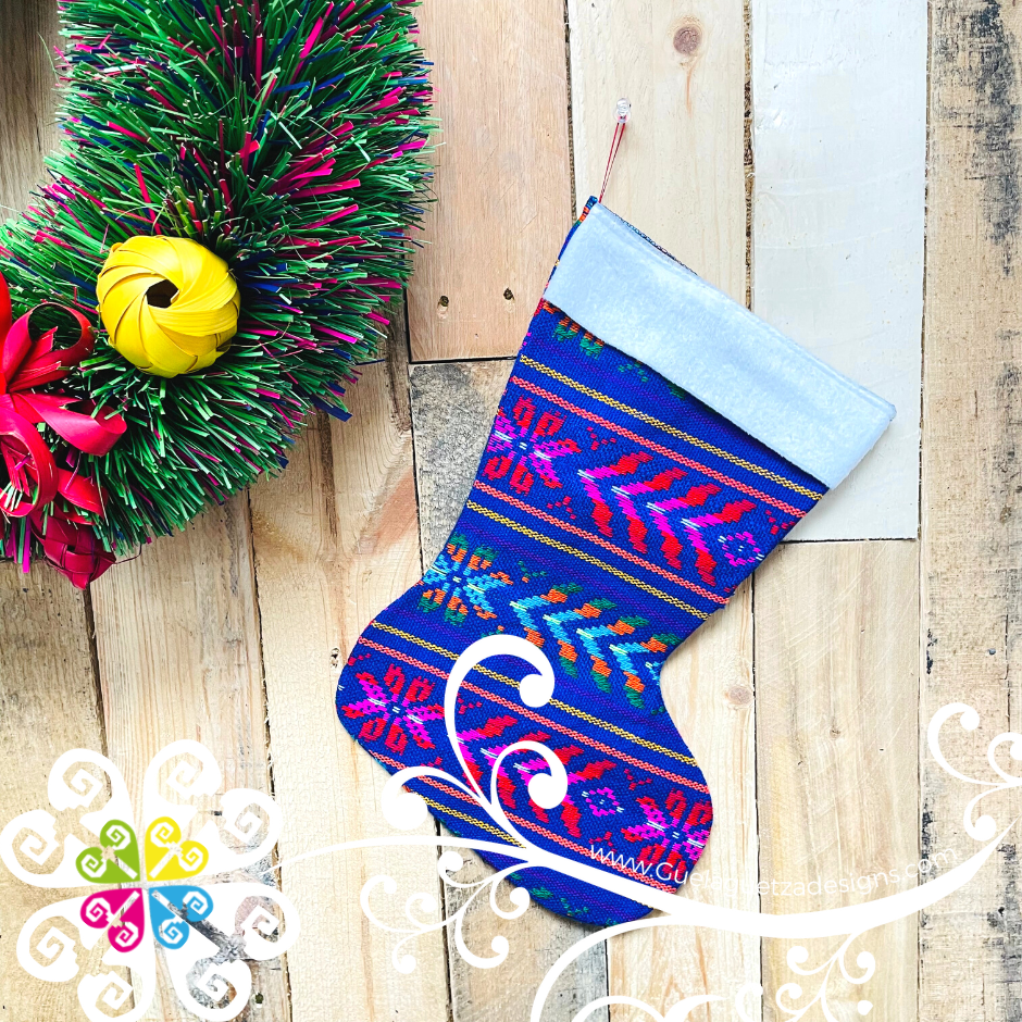 Mexican Cambray Christmas Stockings