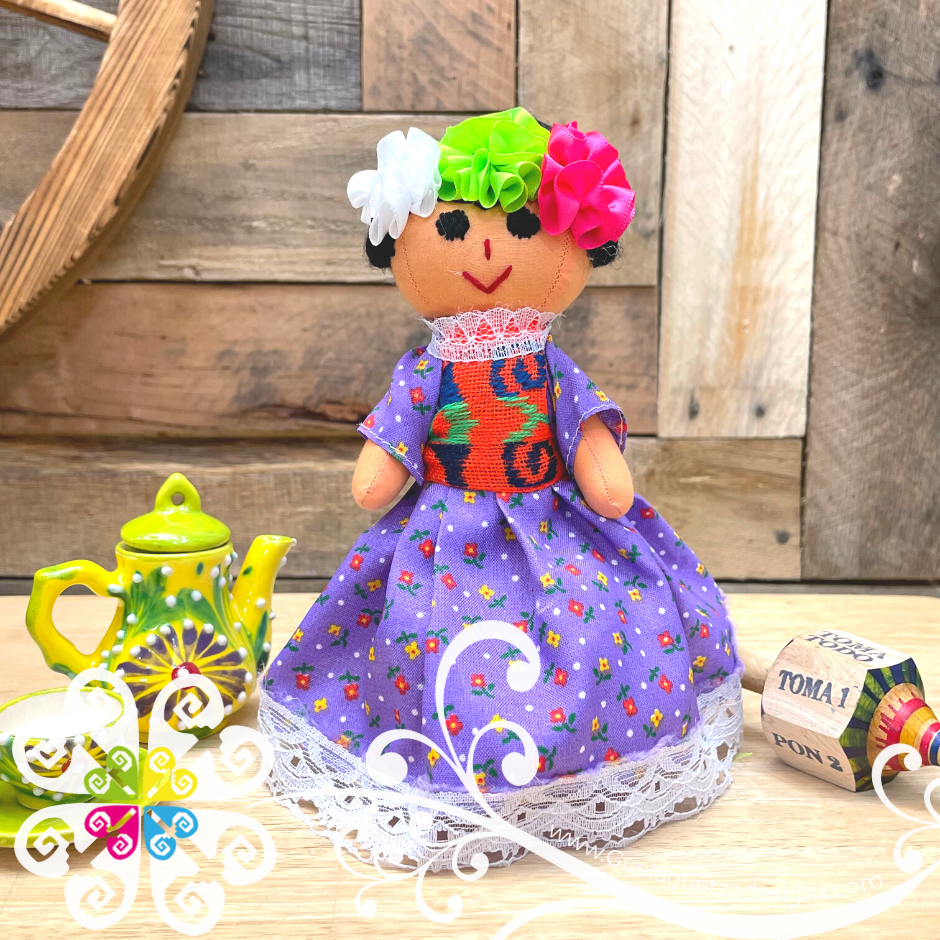 Small Mexican Frida Doll - Sencilla