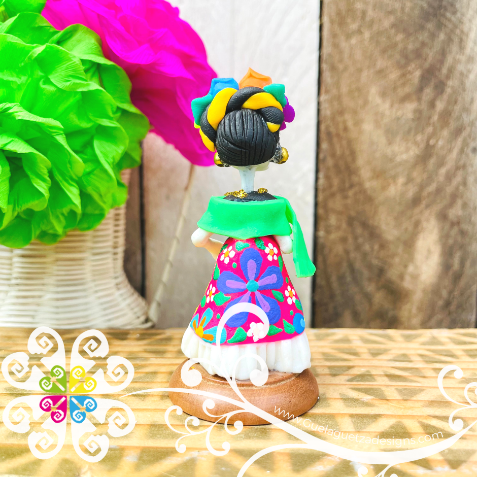 Frida Little Doll Figurine - Fondant Doll