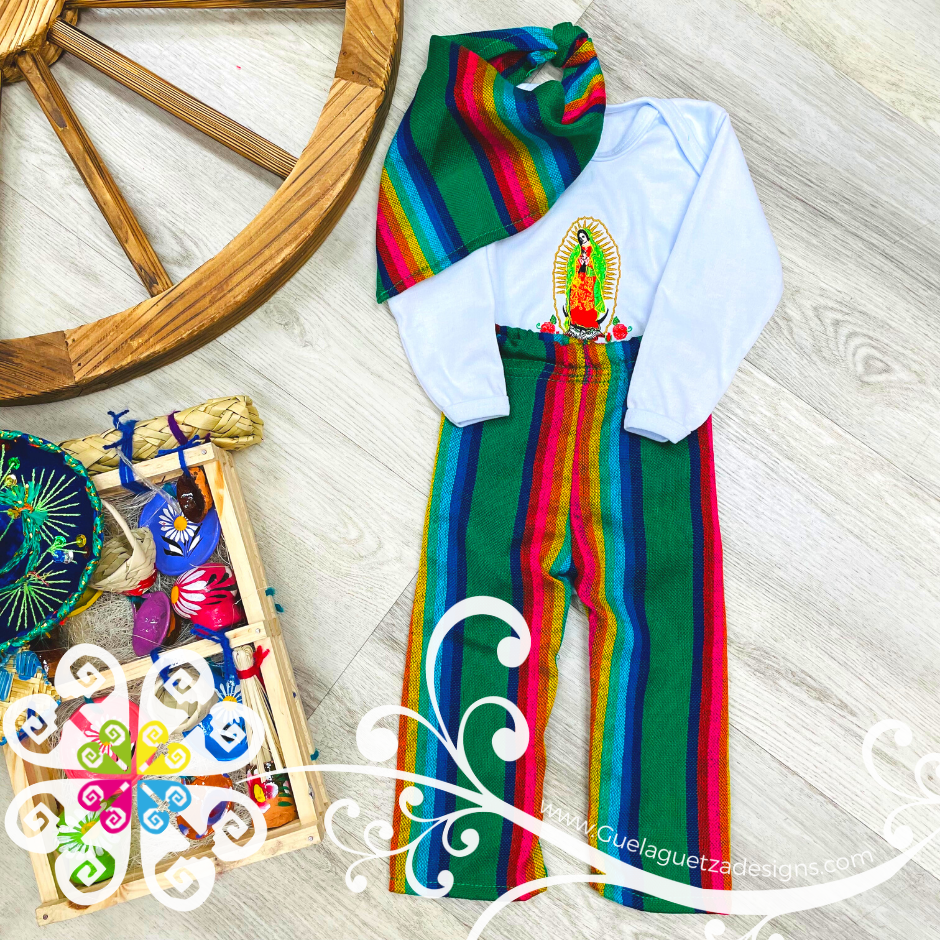 12 de Diciembre Set - Traje Juan Diego - Virgen de Guadalupe Outfit