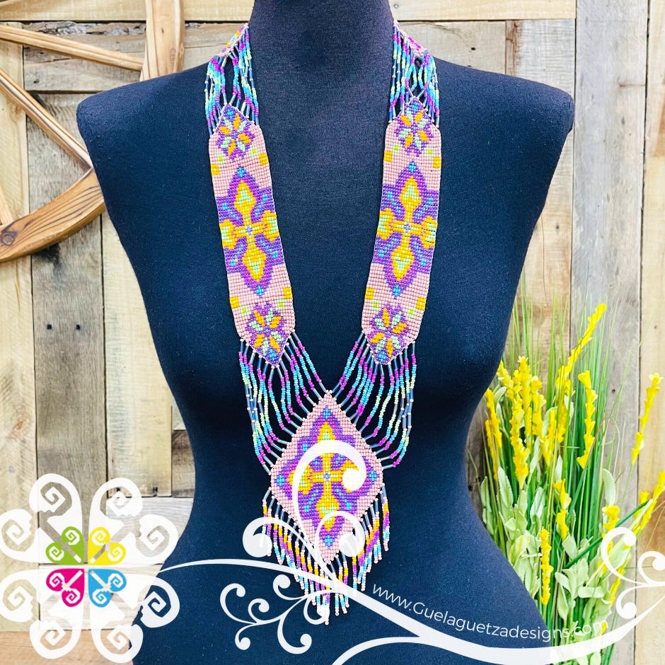 Long Mariana Beaded Necklace