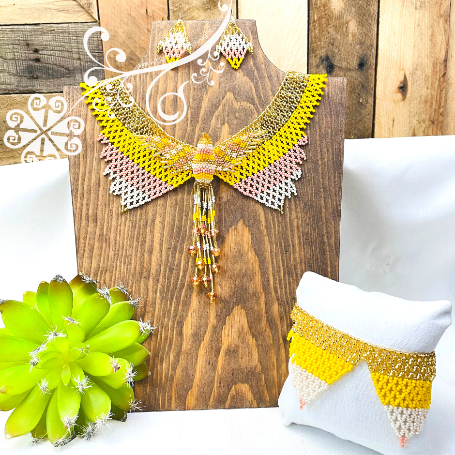 Hummingbird Set - Beaded Jewelry Set