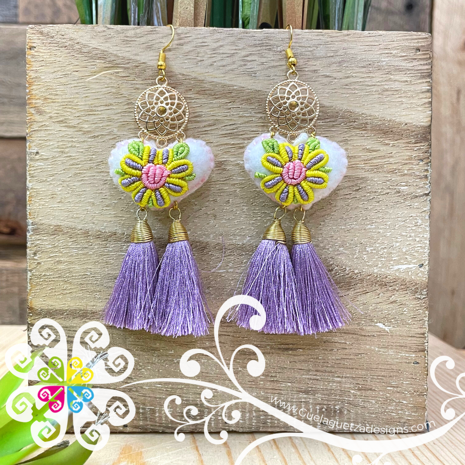 Dreamcatcher Hearth with Tassel Earrings