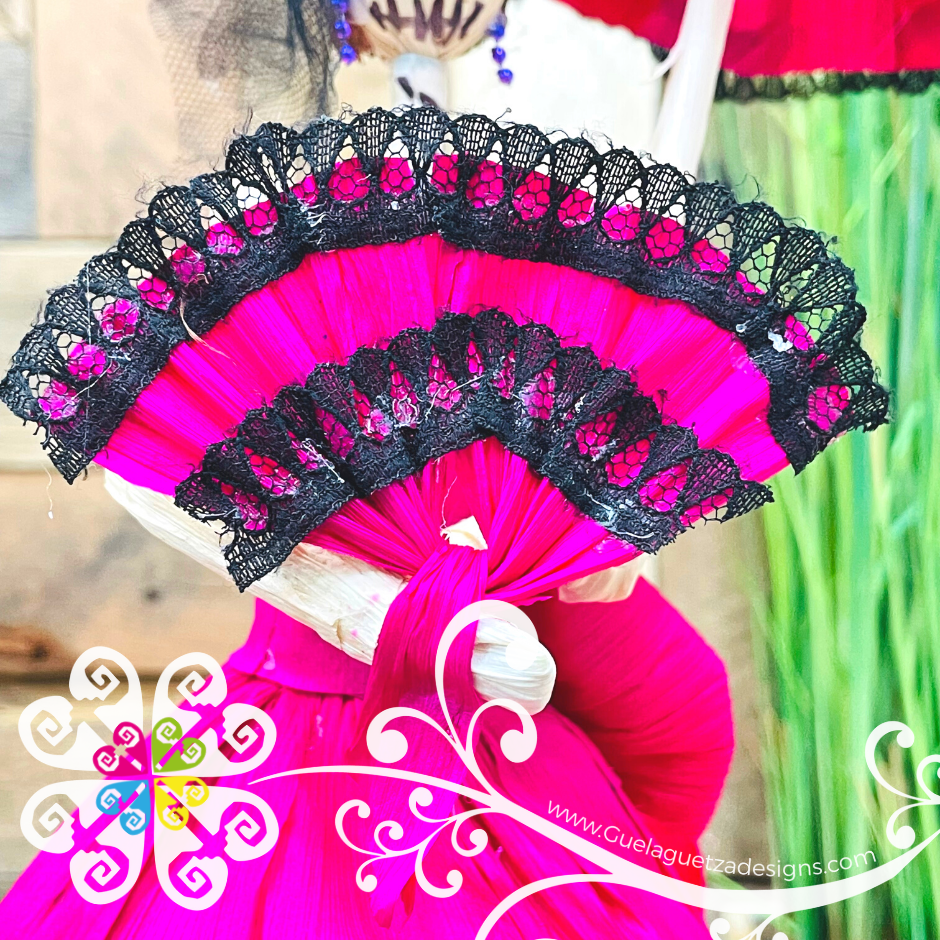 Catrina Corn Husk Doll - Catrina de Hoja de Maiz