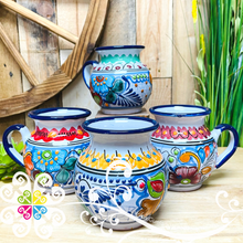 Set of 4 Multicolor Ponchera - Talavera Mug