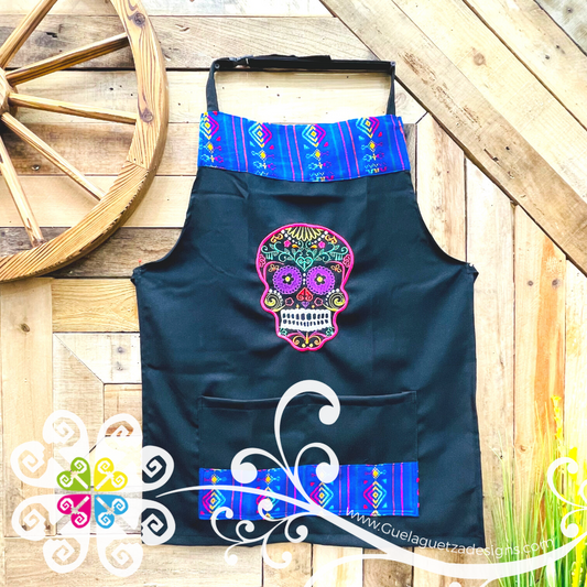 Sugar Skull Embroider Apron - Mandil