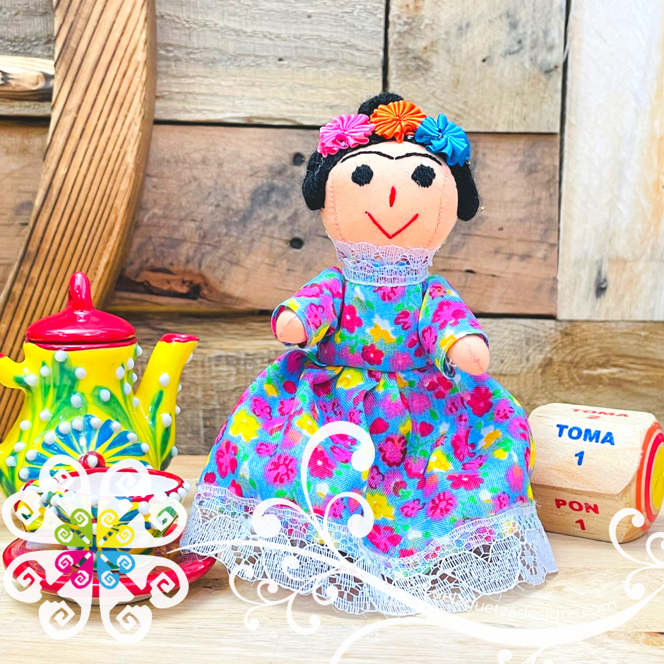 Extra Mini Mexican Frida Doll - Sencilla