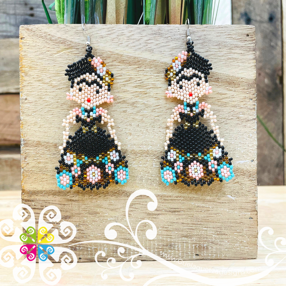 Frida Dress Beaded Earrings