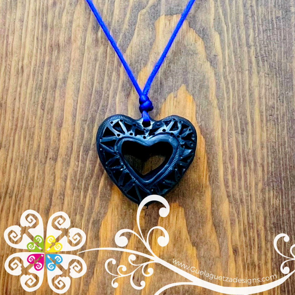 Geometric Heart Set - BlackJewelry Clay