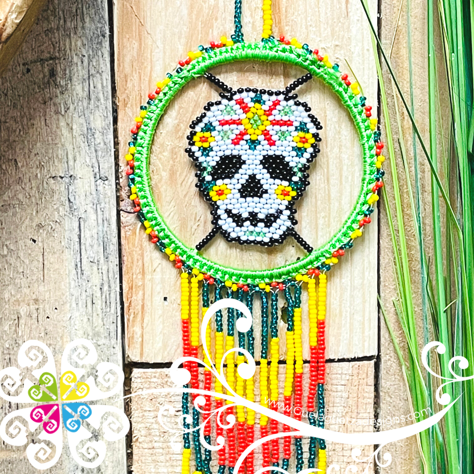 Beaded Dream Catcher - Huichol Art