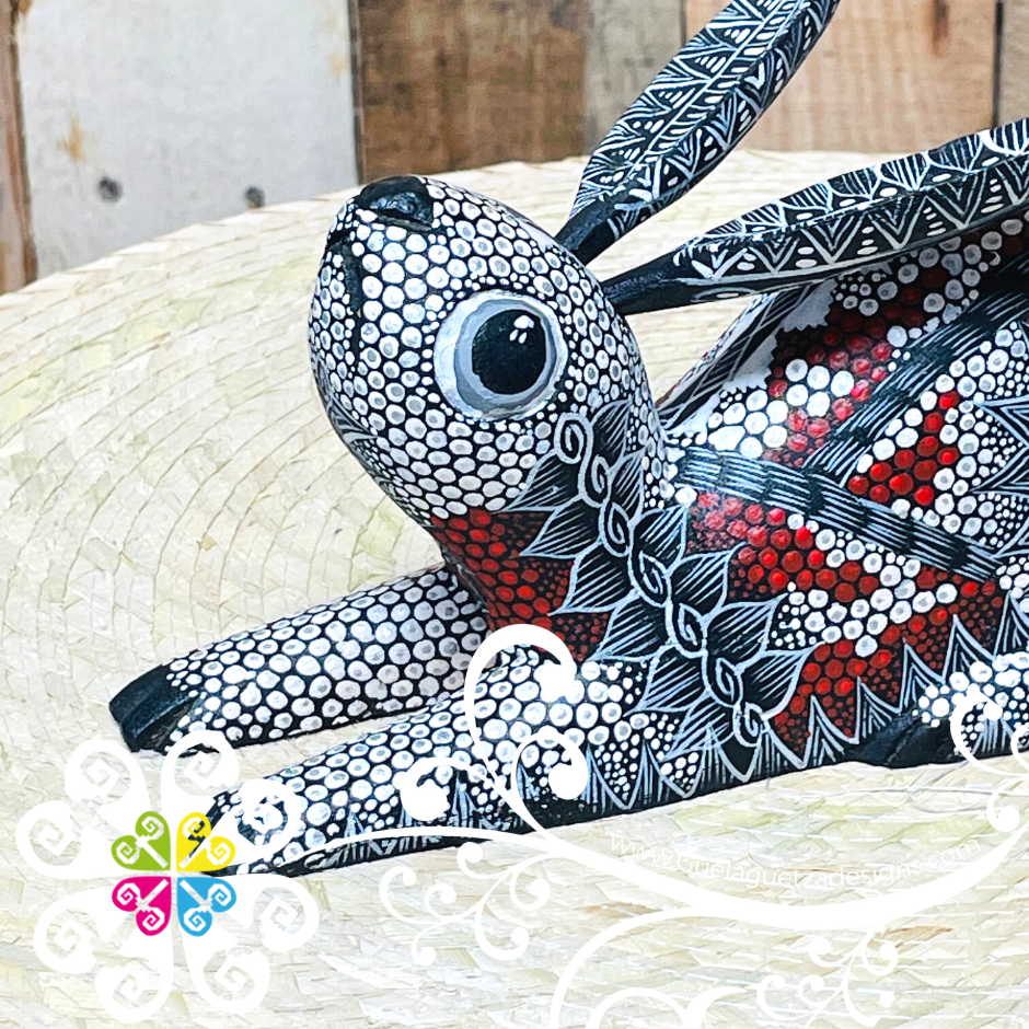 Large Rabbit Alebrije- Handcarve Wood Decoration Figure