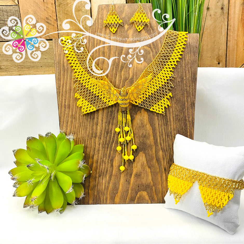 Hummingbird Set - Beaded Jewelry Set