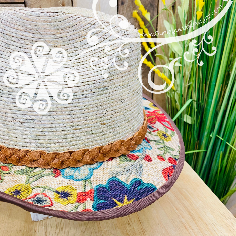 Queen Bouquet Fedora Palm Hat