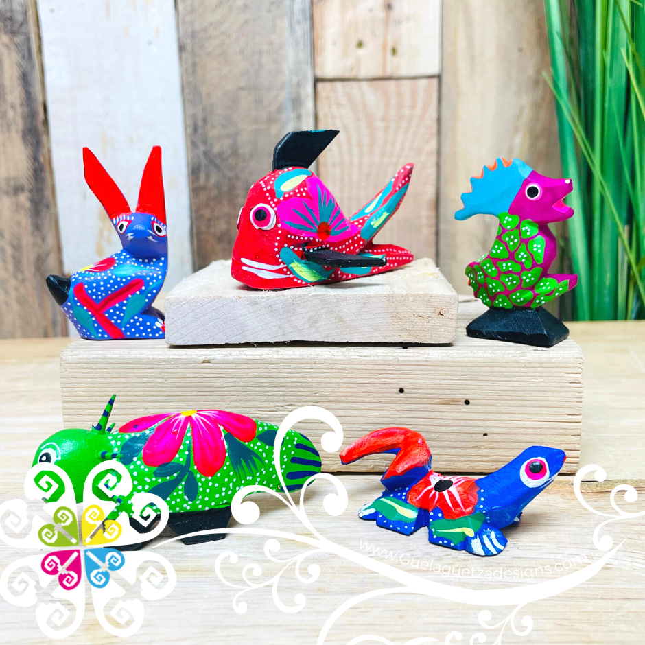 Set of 5 Alebrije Mix - Alebijes