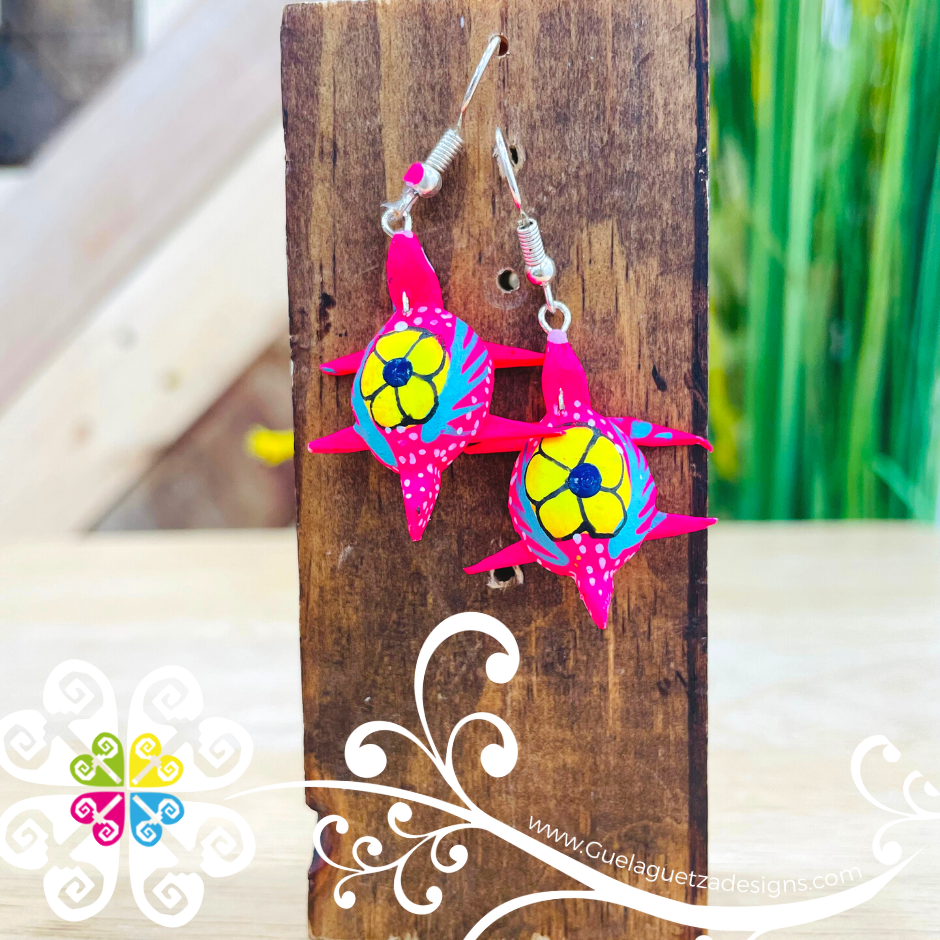 Turtle Alebrije - Artisan Earrings