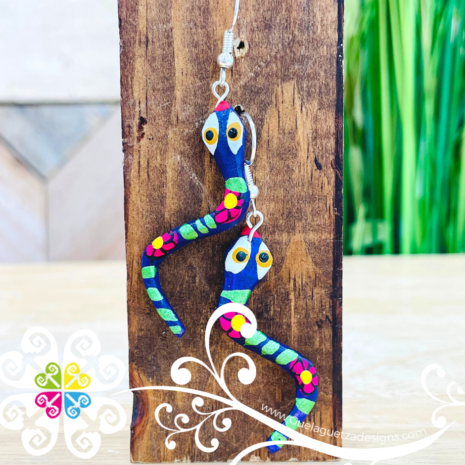 Snake Alebrije - Artisan Earrings