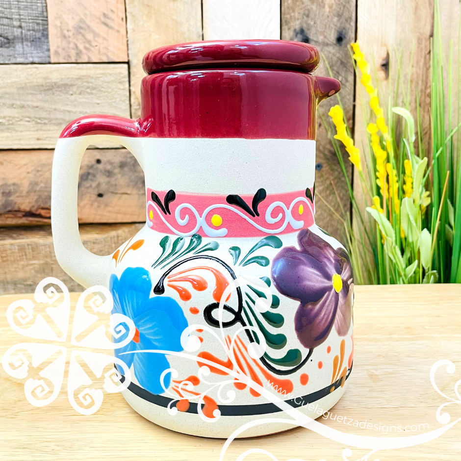 Clay Pitcher Set - 6 Cups – Guelaguetza Designs