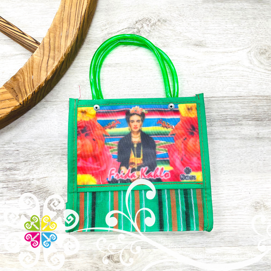 Green Lines Small Frida Bag - Morral