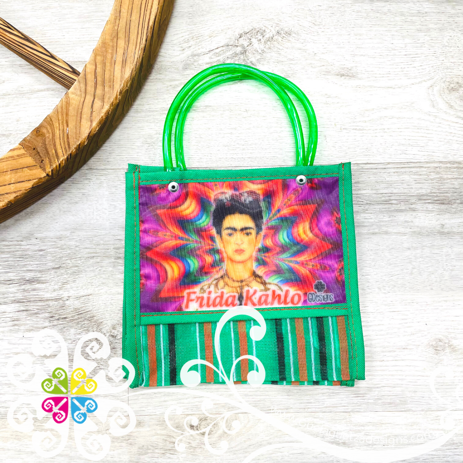 Green Lines Small Frida Bag - Morral