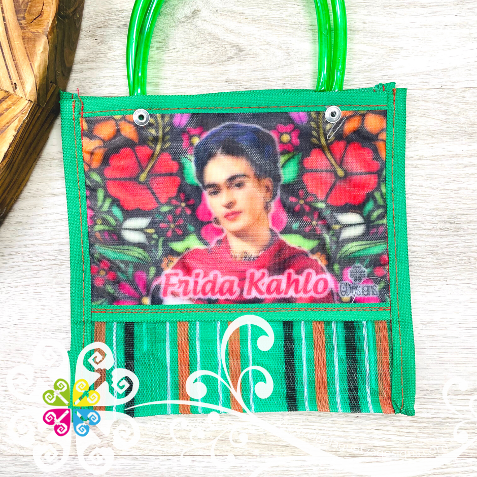 Green Lines Small Frida Bag - Morral