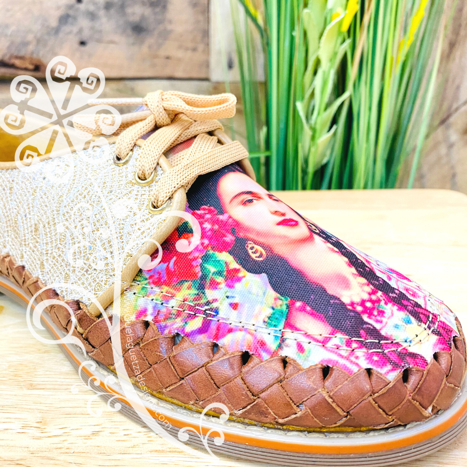 Frida Braids/Gold - Loafers Artisan Leather Women Shoes