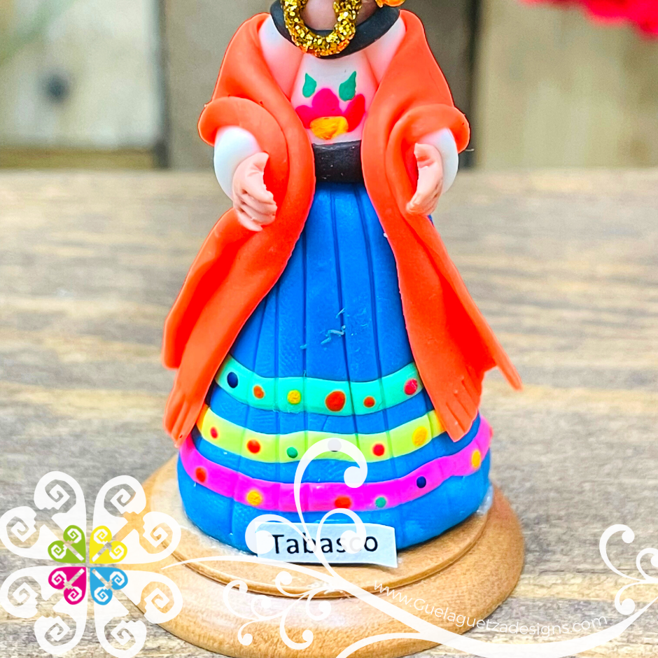 27- Tabasco Little Doll Figurine - Fondant Doll