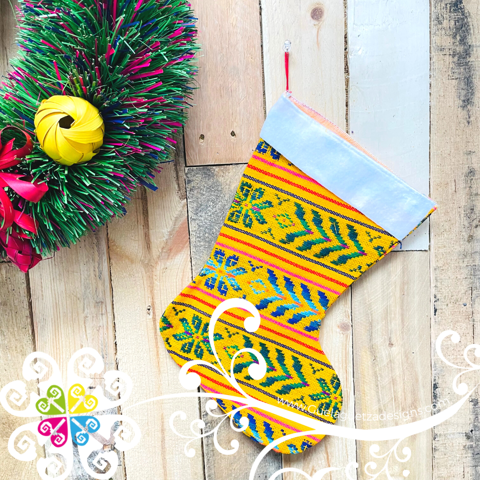 Mexican Cambray Christmas Stockings