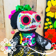 Yellow Catrina Mexican Otomi Doll - Fina