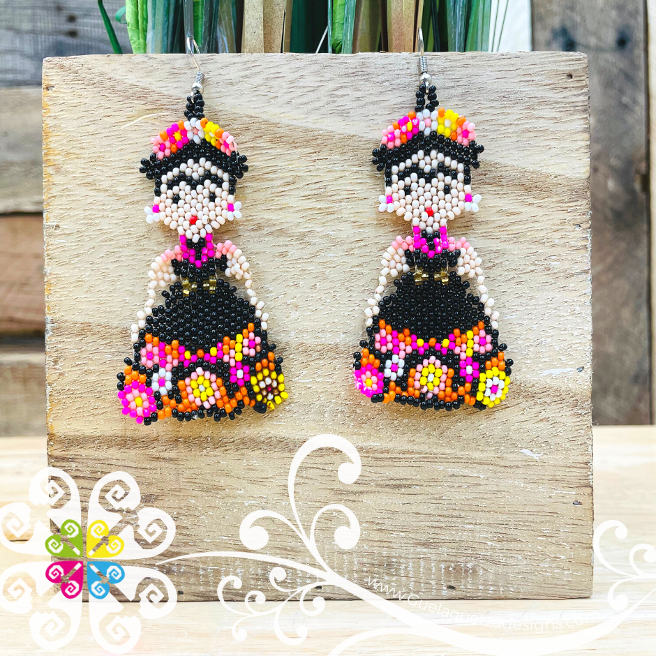 Frida Dress Beaded Earrings