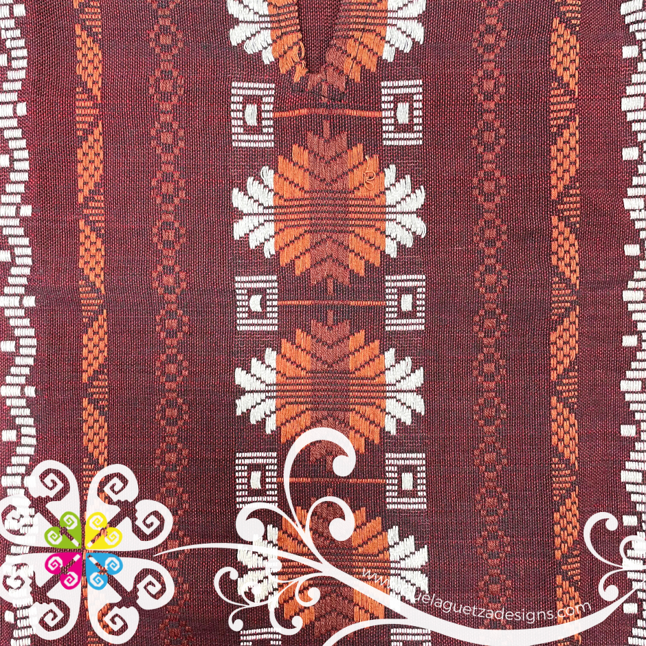 Maroon Guatemala Men Shirt