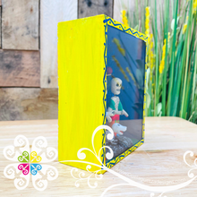 Yellow Couple Mexican Box Decor - Cajita Decorativa Barro Cocido