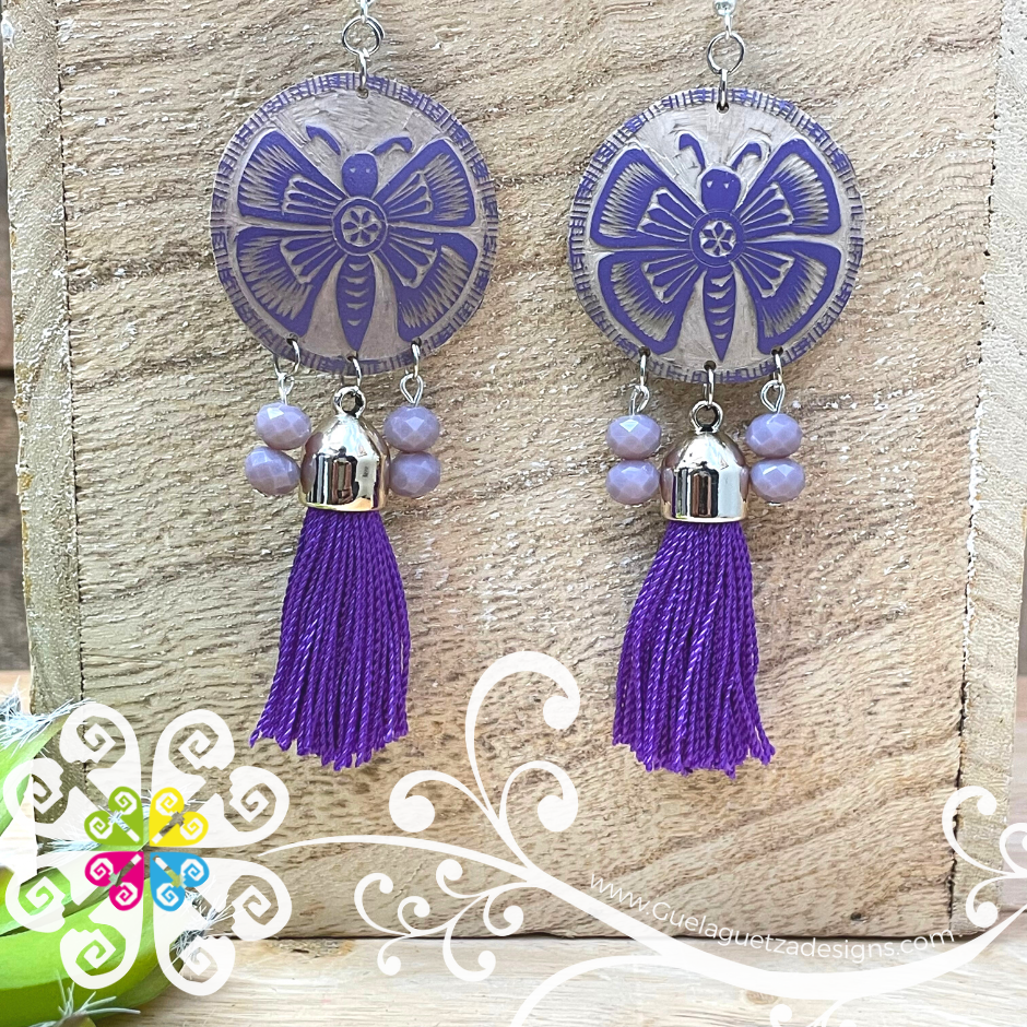 Jicara Earrings with Tassels