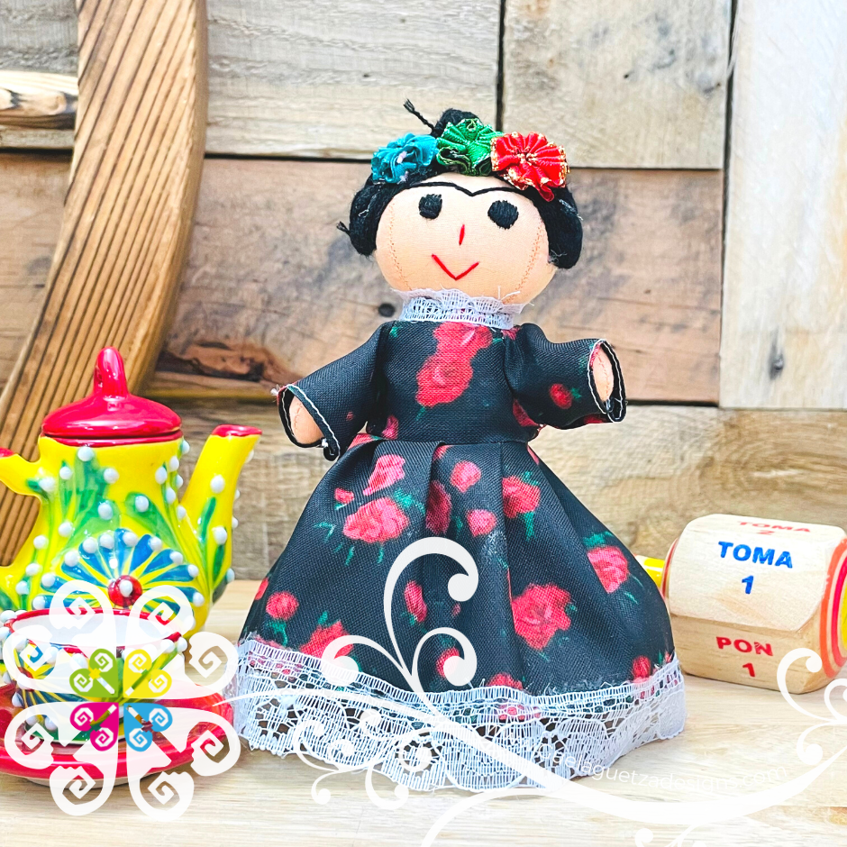 Extra Mini Mexican Frida Doll - Sencilla