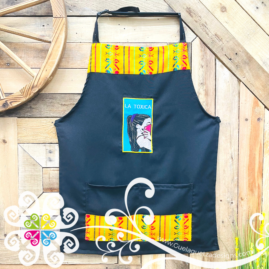 La Toxica Embroider Apron - Mandil Loteria