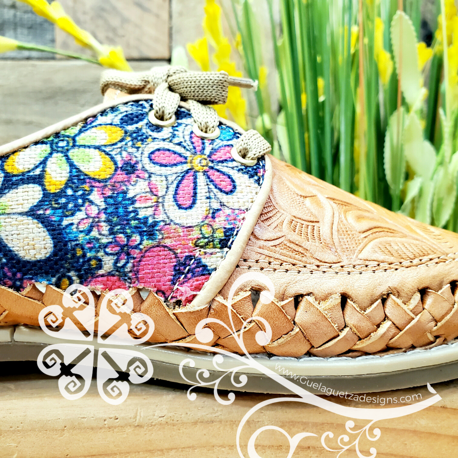 Daisy Mosaic - Loafers Artisan Leather Women Shoes