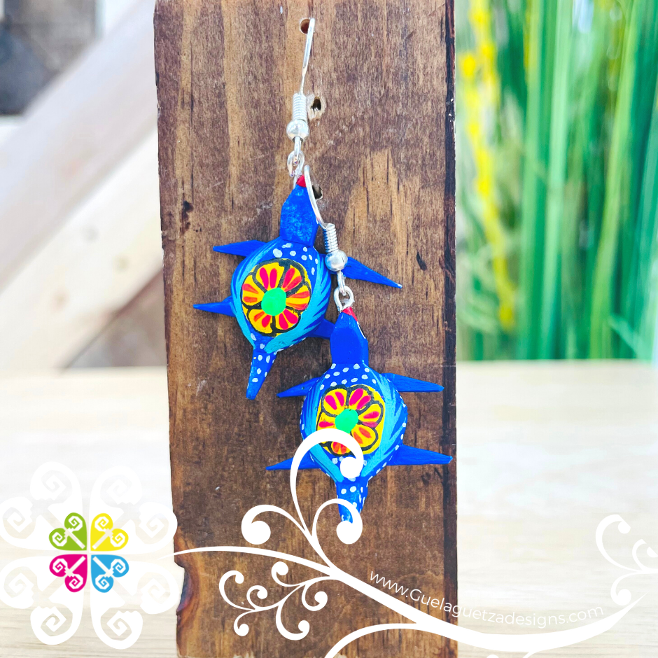 Turtle Alebrije - Artisan Earrings