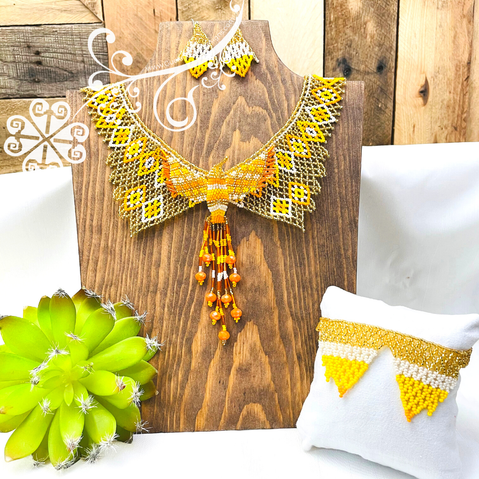 Hummingbird Set - Beaded Jewelry Set