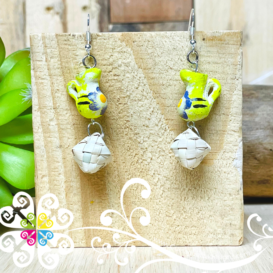 Jarra with Tenate - Cocinita Clay Earrings