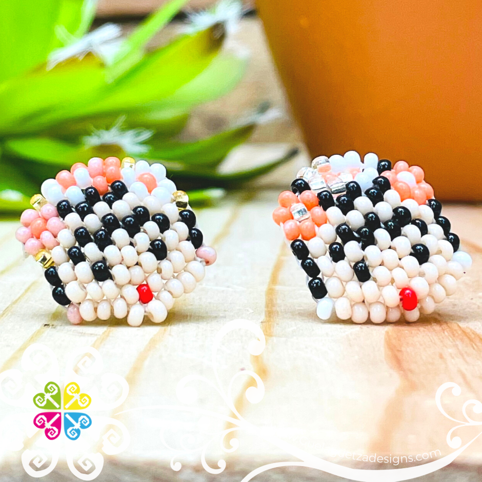 Frida Studs Beaded Earrings