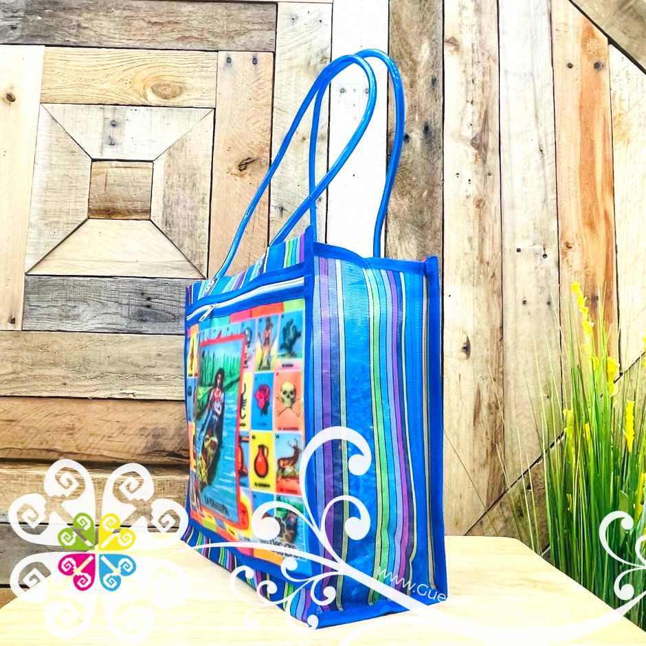 Blue Multi Medium Loteria - Shopping Morral