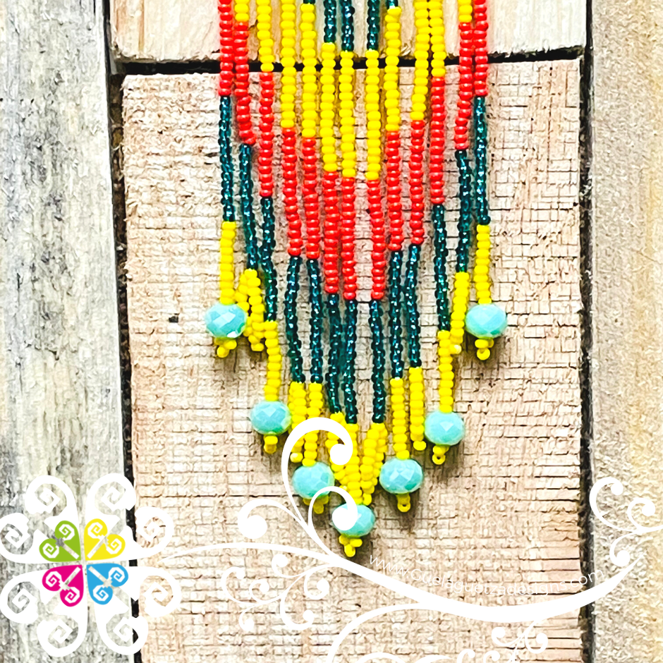 Beaded Dream Catcher - Huichol Art