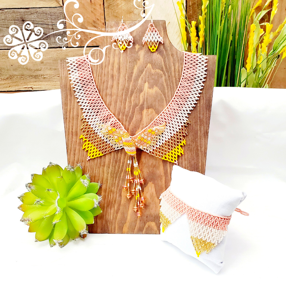 Hummingbird Set - Beaded Jewelry Set