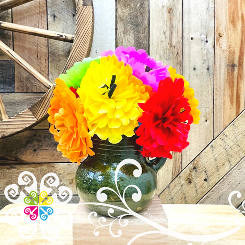 Mug Flower Vase - Barro Vidriado Oaxaca