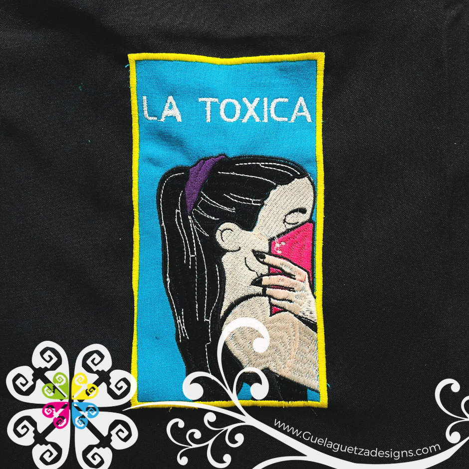 La Toxica Embroider Apron - Mandil Loteria