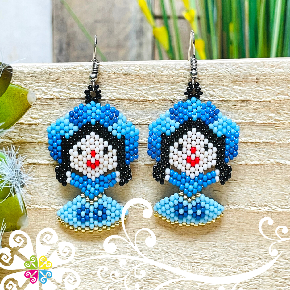 Otomi Doll - Beaded Earrings