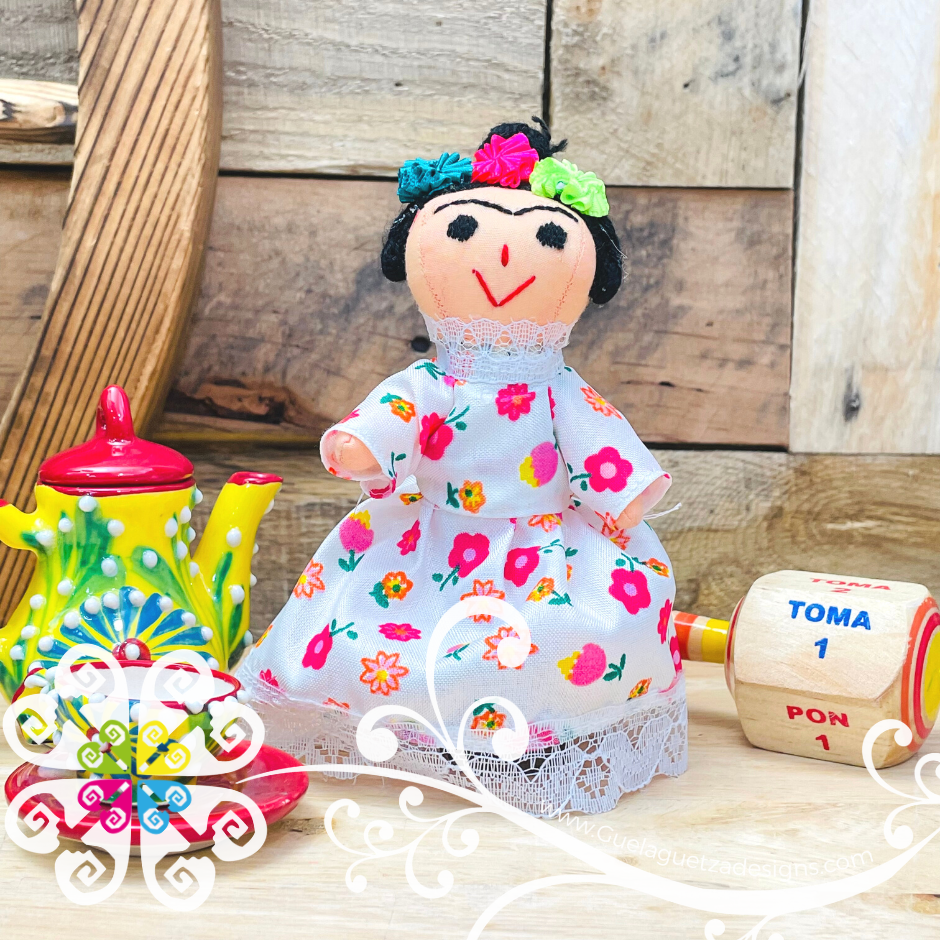 Extra Mini Mexican Frida Doll - Sencilla