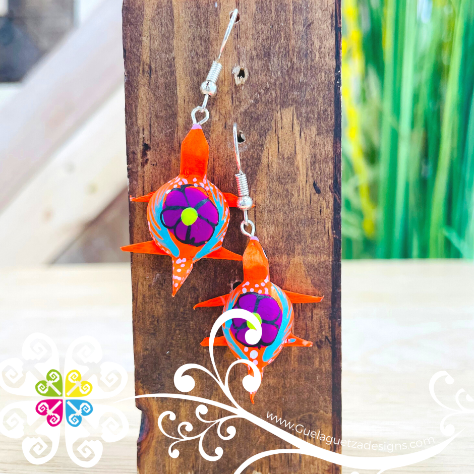 Turtle Alebrije - Artisan Earrings