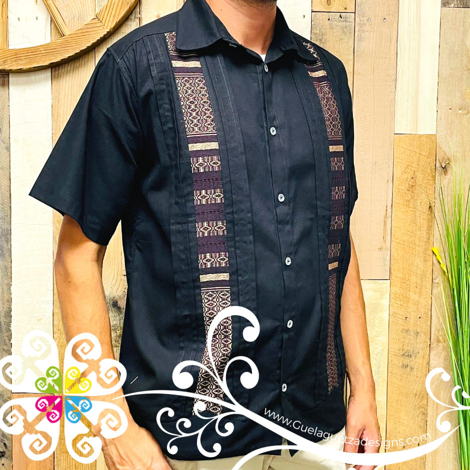 Small Short Sleeve Pedal Loom Guayabera - Guayabera Manta