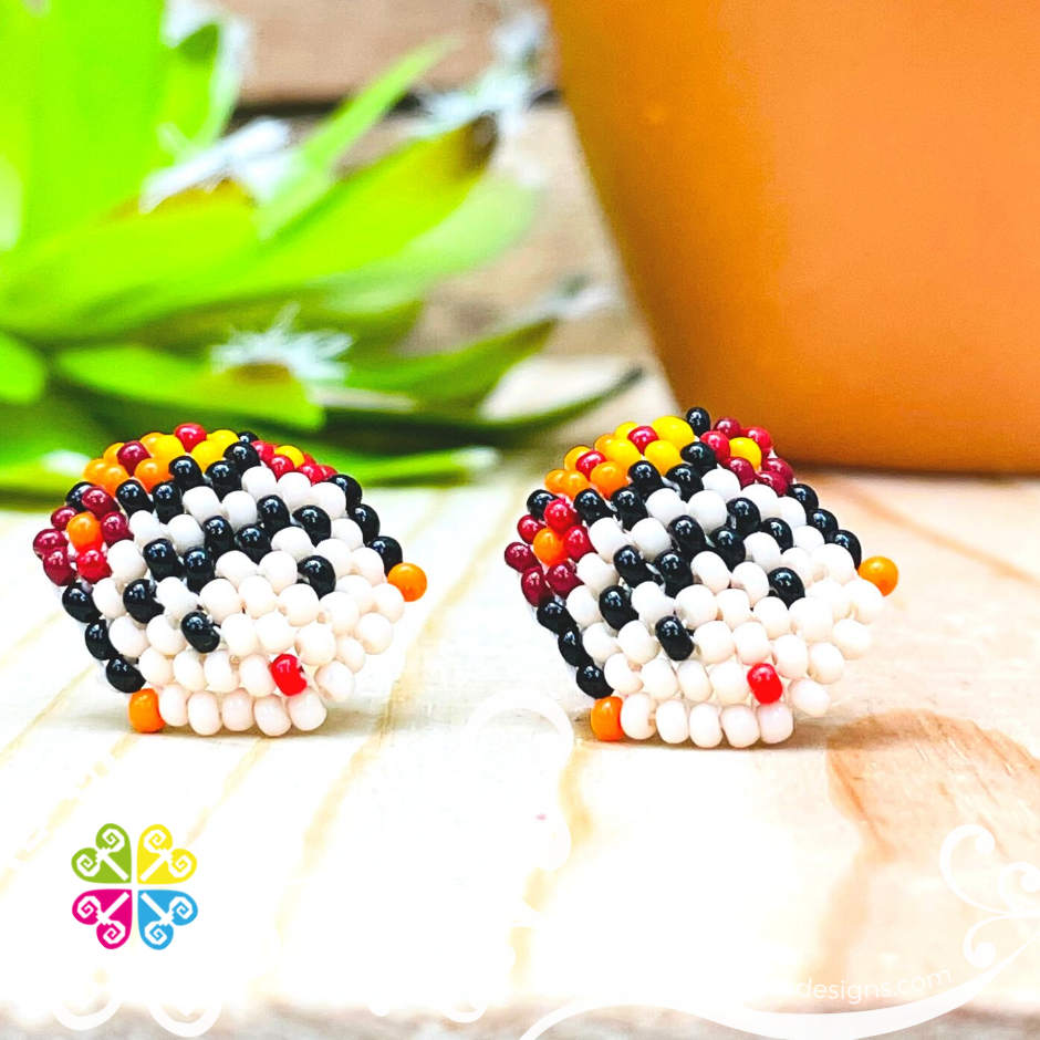 Frida Studs Beaded Earrings