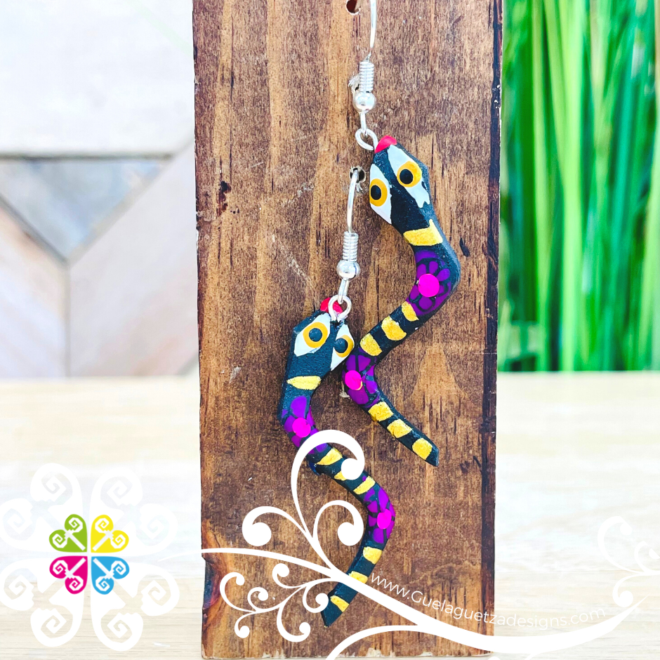 Snake Alebrije - Artisan Earrings